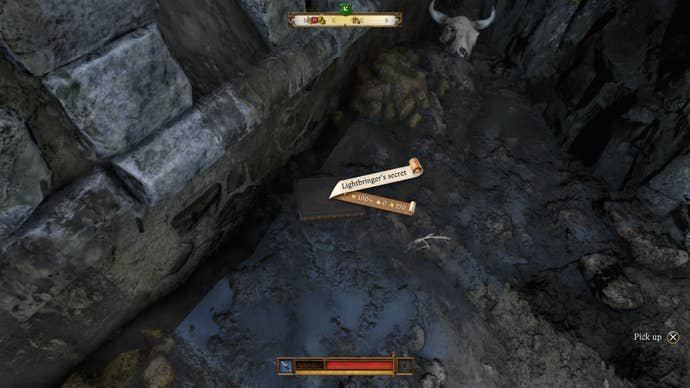 The Miller's missing book, the Lightbringer's Secret during the Opus Magnum quest in Kingdom Come Deliverance 2.