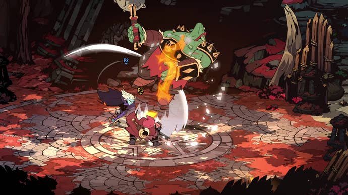 Absolum press image showing boss fight