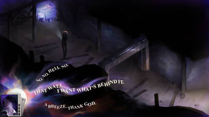 A chat with a wall in Hopetown.