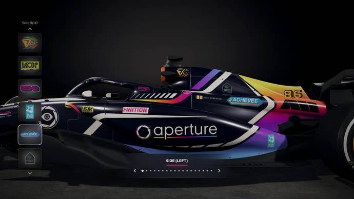 The decal editor in F1 25.