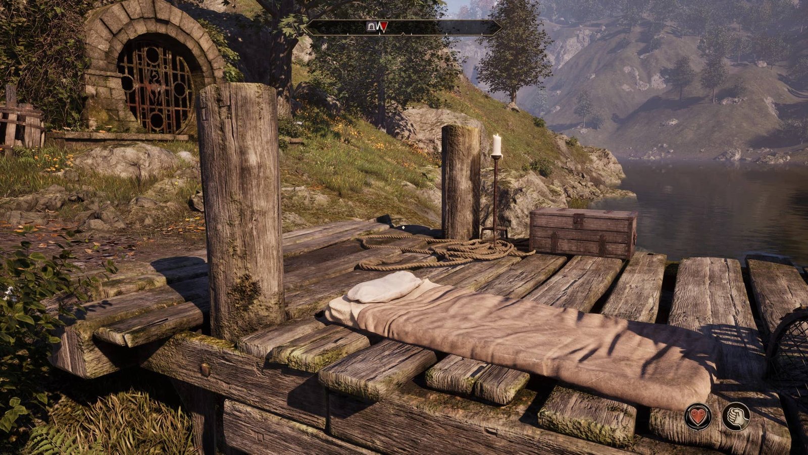 Haphestia's starter camp in Oblivion Remastered.