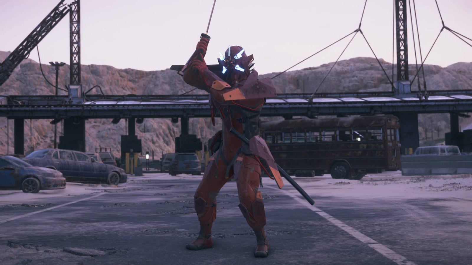 Death Stranding 2 red samurai.
